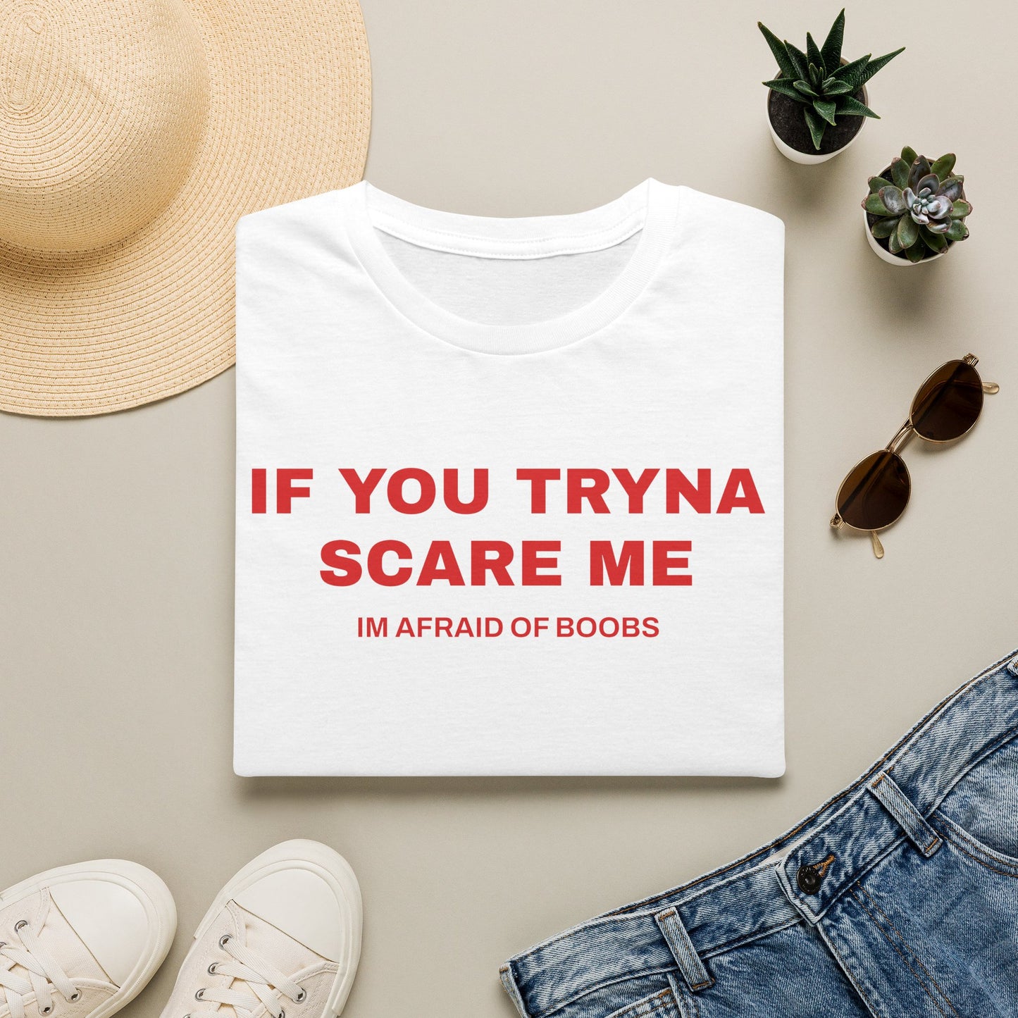 The Afraid of Boobs Tee